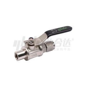 怡合达YHDV-QS-Z-K-3-10 YHDV-QS-Z-K-1-4小型球阀 内螺纹+卡套式