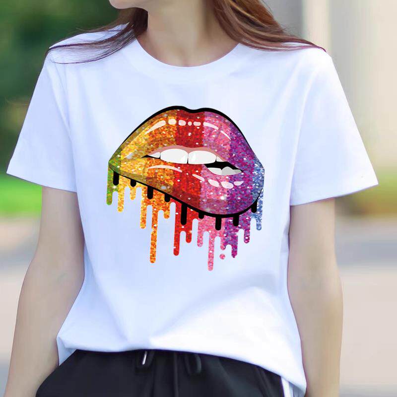 搞笑卡通新款外穿夏季印花休闲韩版薄款ins洋气女圆领时尚短袖T恤