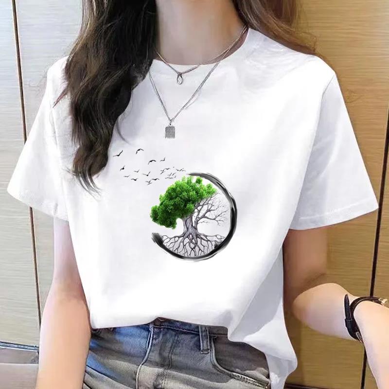 复古风薄款网红女爆款短袖