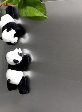1Pc Cartoon Cute Soft Plush Panda Fridge Strong Magnet Refri