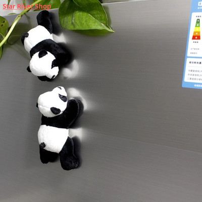 1Pc Cartoon Cute Soft Plush Panda Fridge Strong Magnet Refri