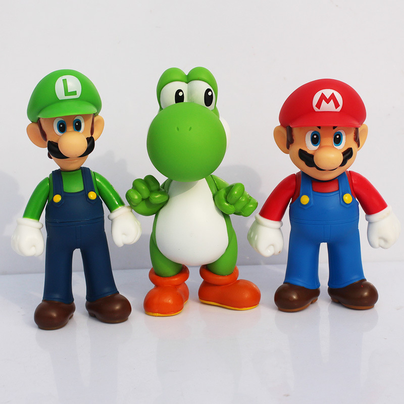 Super Mario Toys Mario Luigi Odyssey Figures Mario Bros Acti