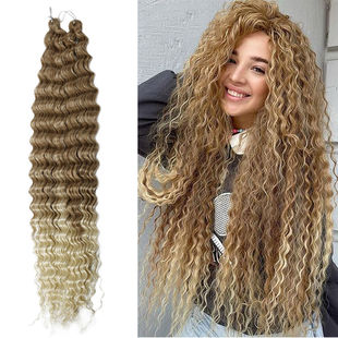 braids crochet extensions欧美假发小纹 wave 32inch小纹deep