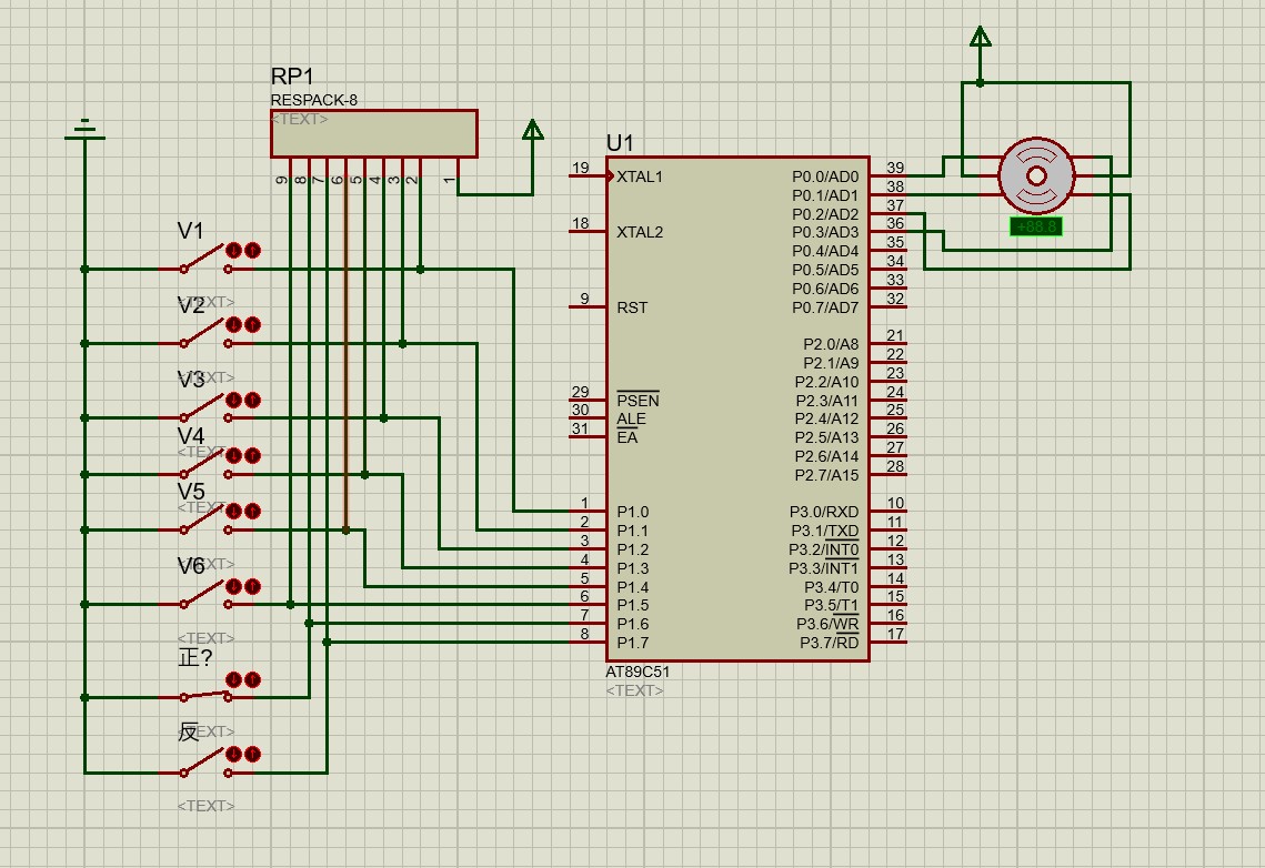 基于51单片机的步进电机控制程序   正反转 调速