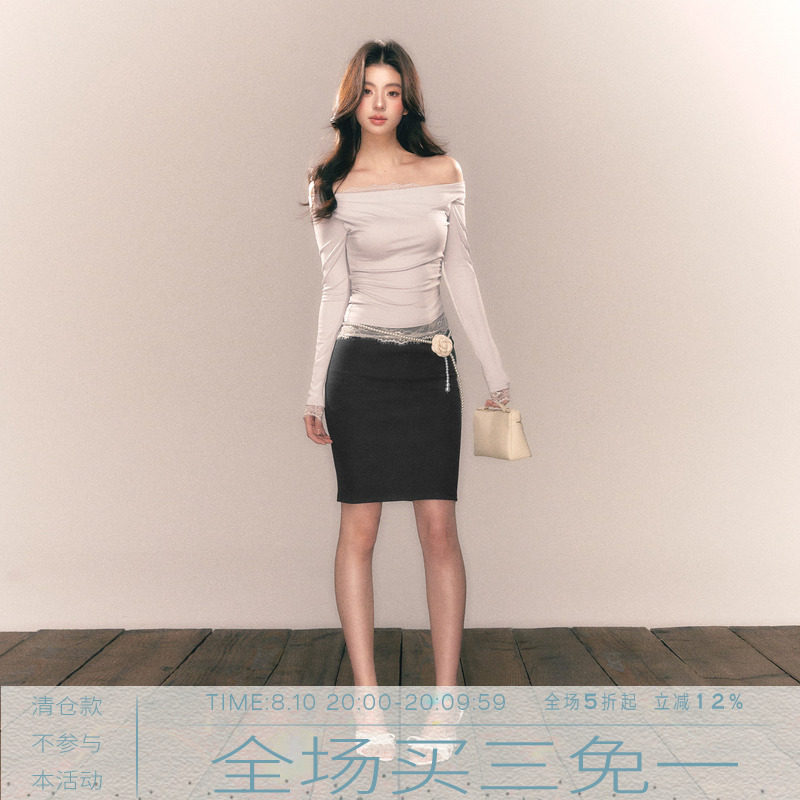 MMMOUND修身包臀半身裙图片