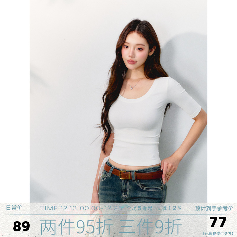 MMMOUND美式复古短袖T恤