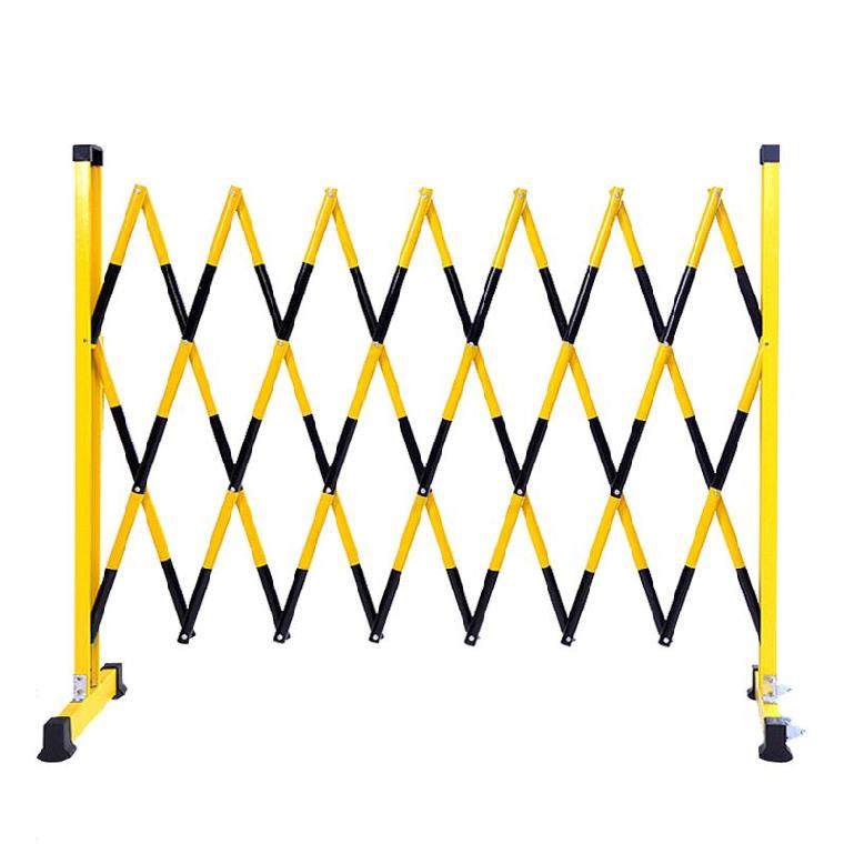 安全伸缩c护栏可移动式g挡板围网栅栏门h挡路停车折叠门拉闸门提