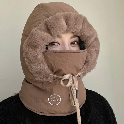 冬天加厚骑车保暖面罩男女电动车