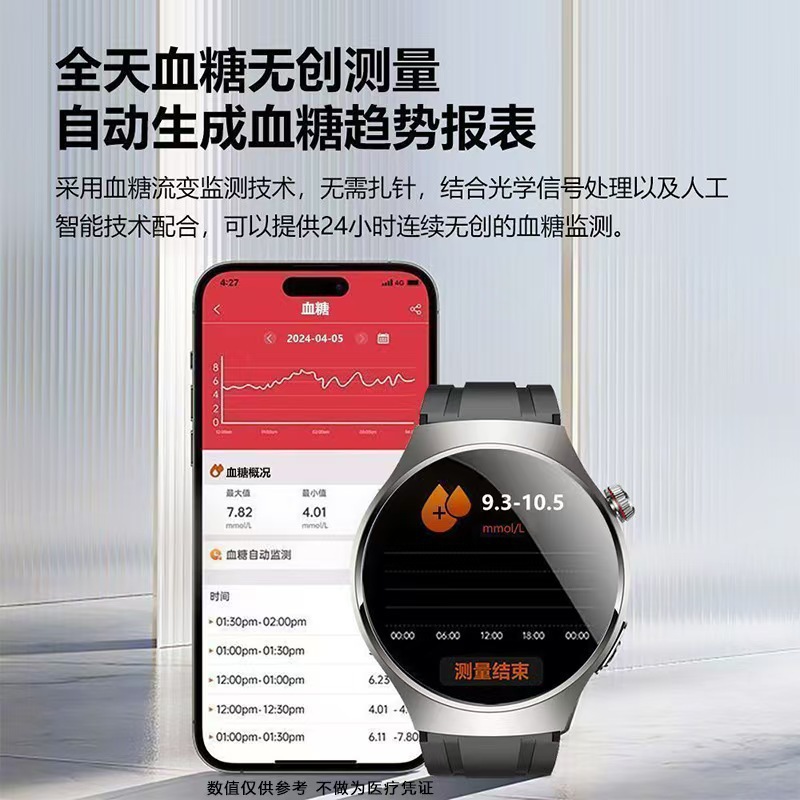 华强北watch 66黑科技多功能支付真心率圆防水运动手表