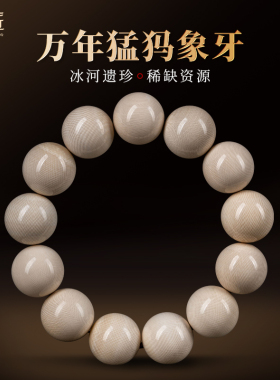 佑匠猛犸象牙手串男女手链