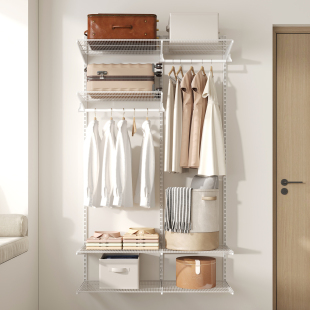 宜森缘1.1米小户型衣帽间全屋整体定制衣柜卧室走入式 衣橱开放式