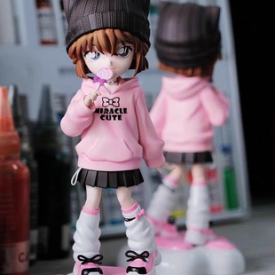 名侦探柯南猫耳小哀手办灰原哀模型摆件二次元gk动漫美少女雕像