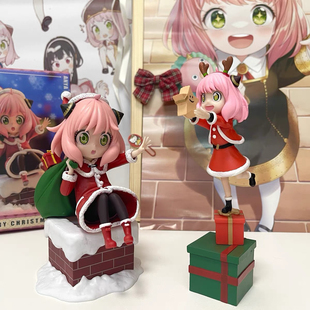 阿尼亚系列潮玩圣诞限定GK间谍过家家雪人造型手办摆件节日礼物装