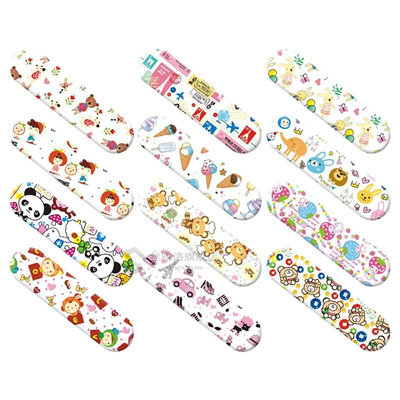 推荐120Pcs/Set Cartoon Bandages Adhesive Bandages Wound Plas