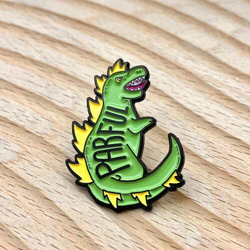 恶龙咆哮金属定制徽章