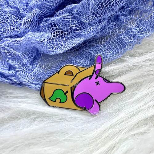 爱翻箱慵懒小猫咪徽章别针胸针