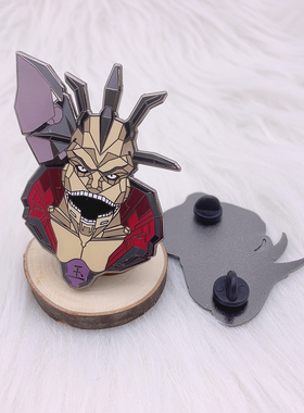 Japin火影忍者晓组织蝎卡通动漫徽章二次元机械版带土金属胸针pin