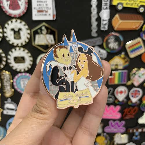 胸针防走光日韩可爱ins风童话婚礼金属小别针小饰品书包小徽章