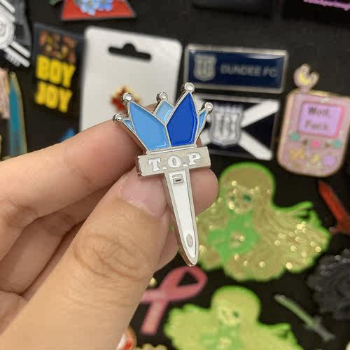 胸针创意BIGBANG组合T.O.P粉丝应援个性百搭金属别针