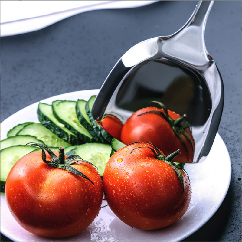 加厚不锈钢锅铲炒菜铁铲子家用厨房防烫炒菜炒勺漏勺煎铲厨具套装