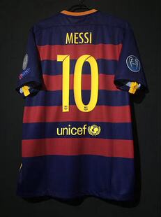 经典复古15-16巴塞罗那球衣梅西哈维普约尔伊涅斯塔内马尔足球服