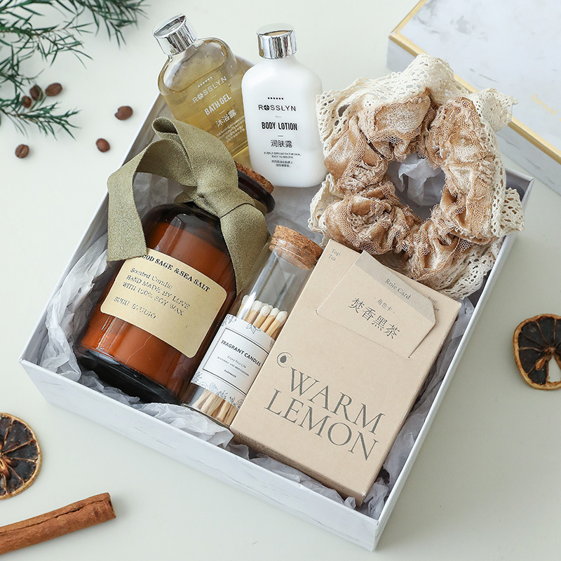 【政府补贴】生日礼物女生高级感精致香薰蜡烛礼盒套餐小众实用送