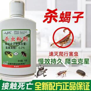 雄黄驱虫杀虫药粉虱子跳蚤蚂蚁蟑螂蜈蚣蝎子杀虫剂露营家用防虫粉