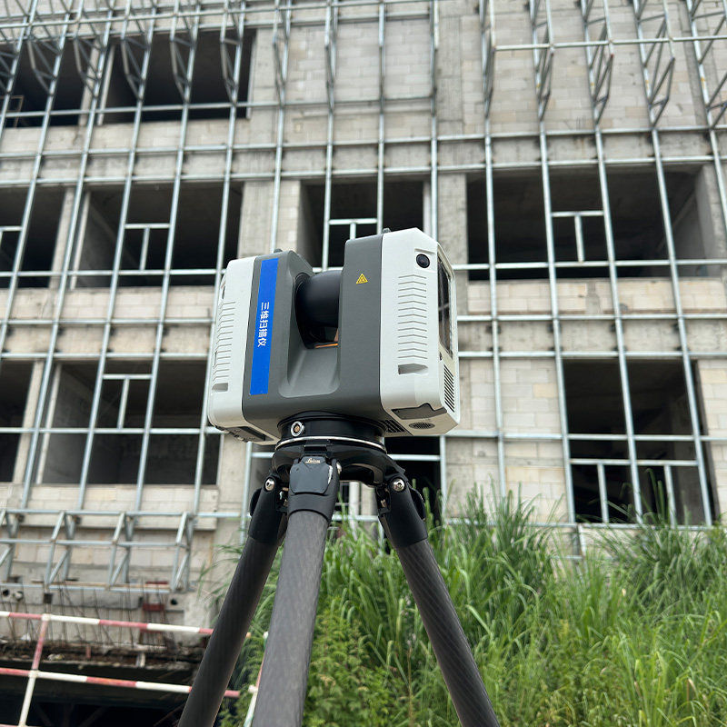 徕卡rtc360三维激光扫描仪点云建筑外立面bim建模项目铝板幕墙