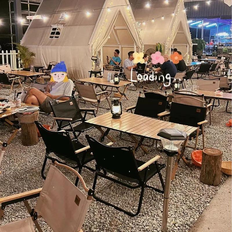 户外折叠桌椅套装超轻便携