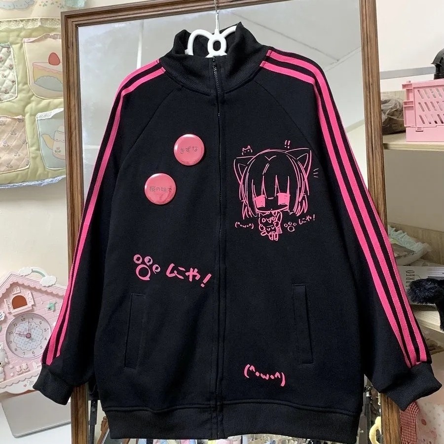 运动外套夏日系常规亚文化校供感