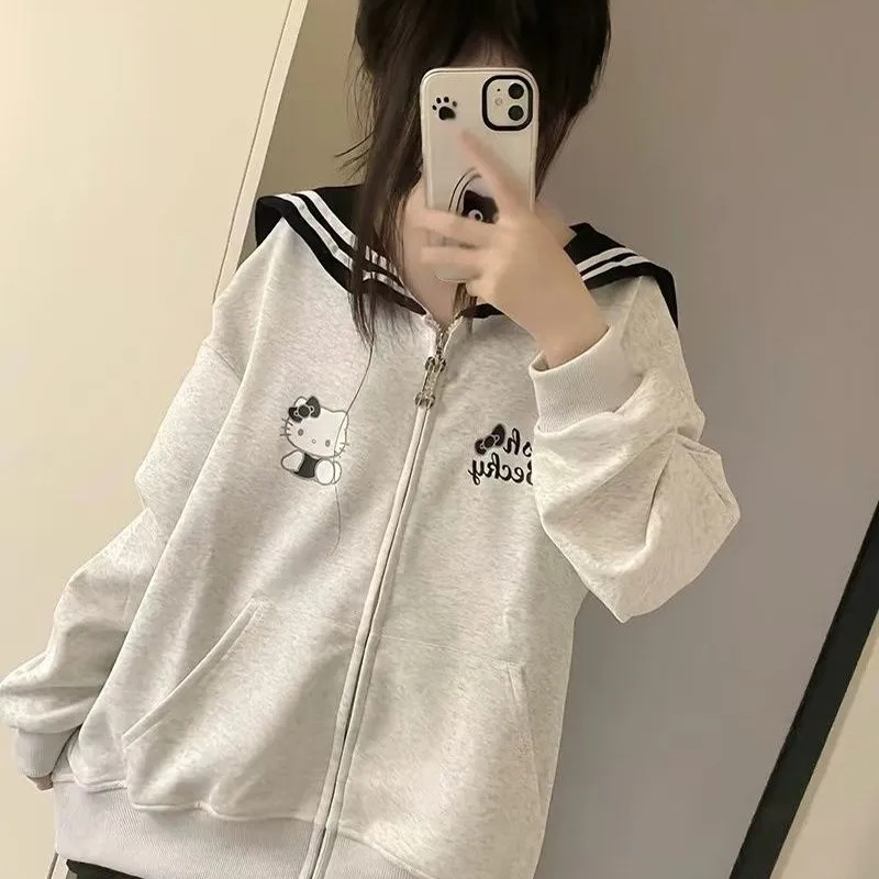 潮美式复古骷髅迷彩毛领短外套女