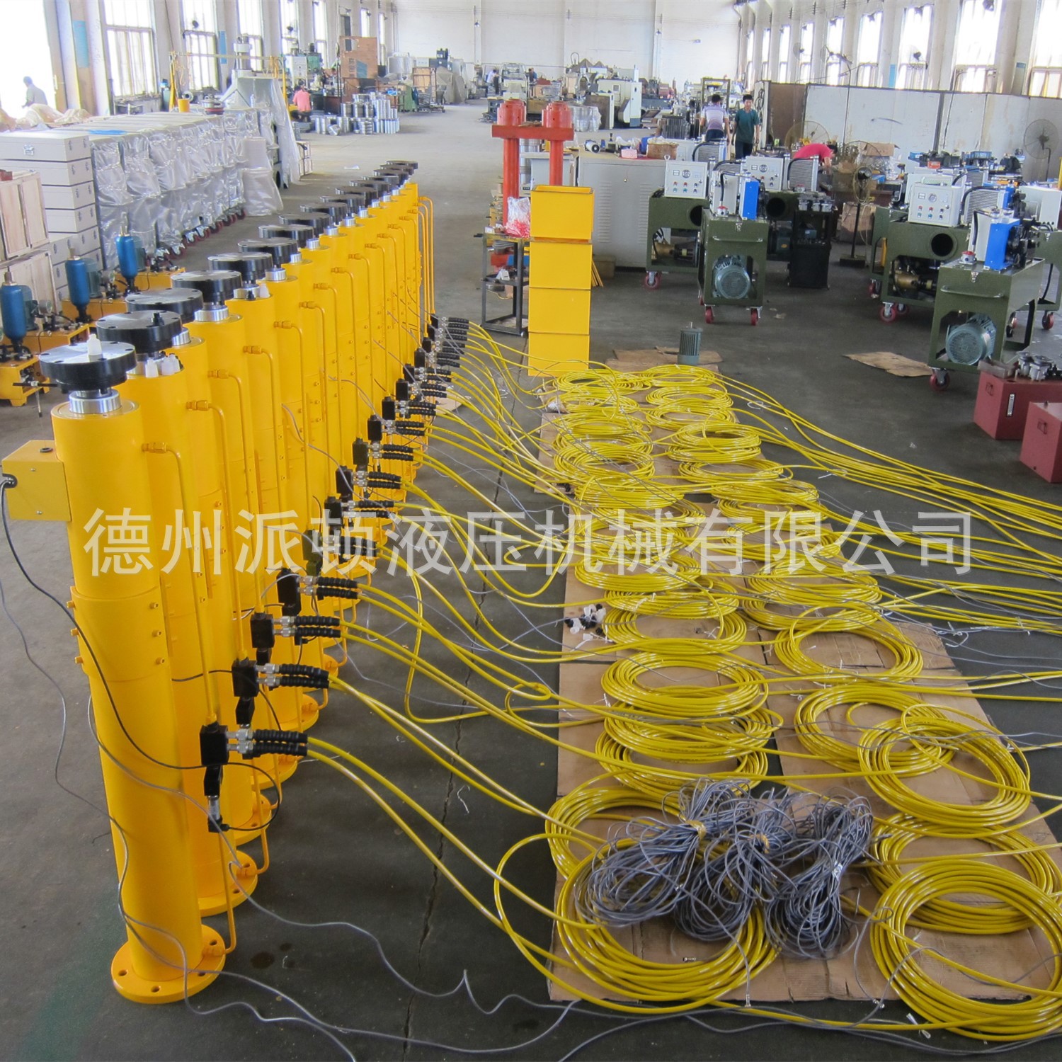 实力厂家生产PLC同步千斤顶 智能同步顶升液压千斤顶 同步油缸