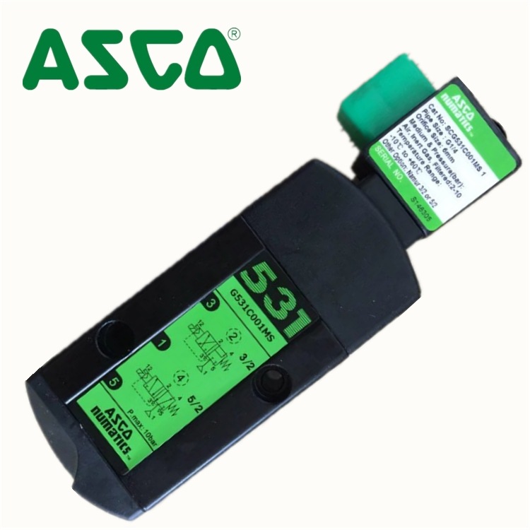 ASCO电磁阀SCG531C017MS板式24V管式SCG551A001MS防爆电磁阀ASCO