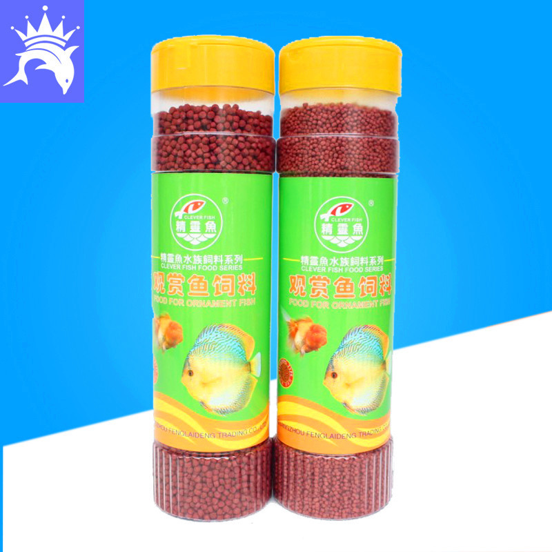 精灵鱼饲料 锦鲤金鱼观赏鱼饲料 水族CF100G 320G