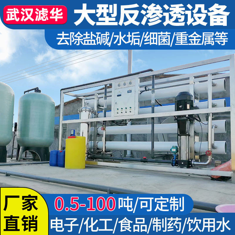 反渗透水处理设备大型工业用净水器ro去离子纯化水直饮超纯水设备