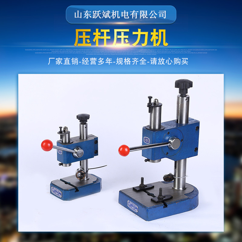 厂家现货上海申康压力机手动压杆式冲床上海申康(长友)JO3-0.3A
