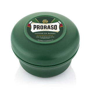 保税发Proraso桉树剃须皂2.0软化胡须深层清洁博拉索保湿剃须膏