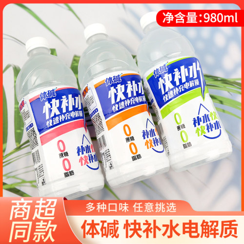 体碱电解质水980ml*5瓶