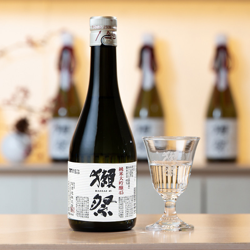 【无盒新效期】獭祭45日本清酒300ml*1瓶礼盒装纯米大吟酿15度图片