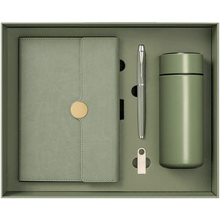 笔记本礼盒定制可印logo商务办公记事本高档保温杯套装定做企业活动伴手礼年会礼品教师节礼物送老师免费刻字