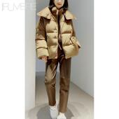 实用4WAY 白鹅绒 敲保暖 25秋冬 静音 功能三防 可脱卸领 羽绒