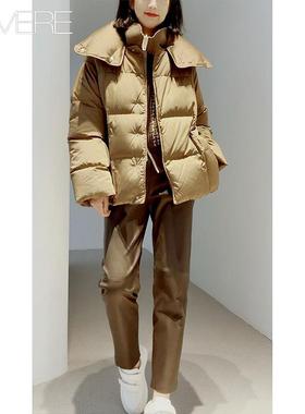 25秋冬~【实用4WAY!敲保暖/静音/功能三防/白鹅绒】可脱卸领/羽绒