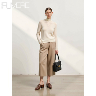 双面手工冬裤 戎美 意大利琎口空气神料 轻盈幸福感 KZ0625840