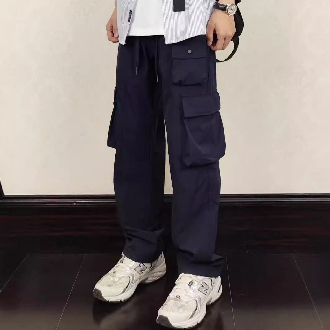 美式潮牌机能风工装裤男女款夏季薄款防水速干冲锋裤子户外登山裤