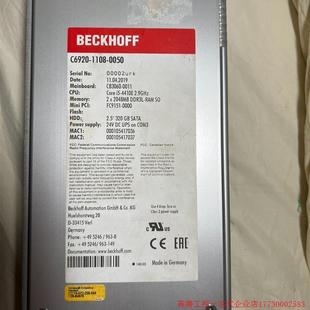 1108 0050 工业主机 C6920 Beckhoff 议价产品 拍前询价