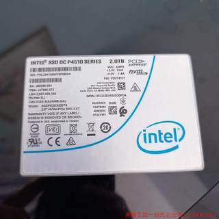 拍前询价:英特尔P4510 2T U.2企业级,100% nvme 服【议价产品】