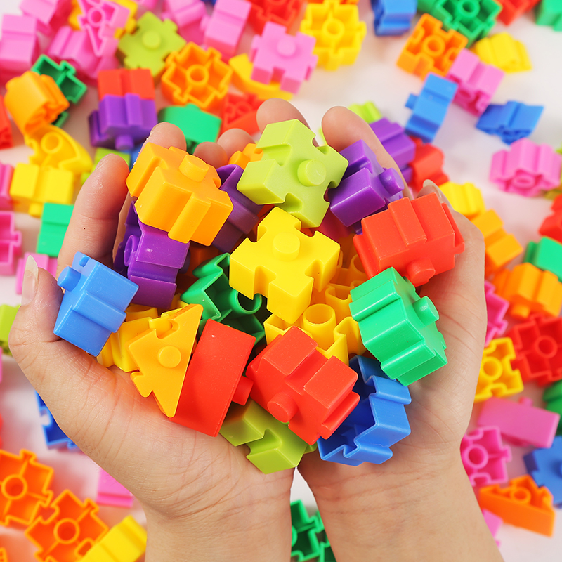 百变大颗粒幼儿园塑料益智玩具