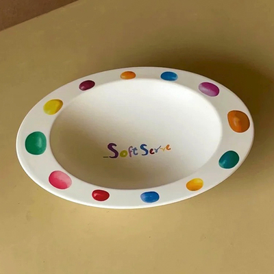 设计师柔软供应竹纤维餐盘