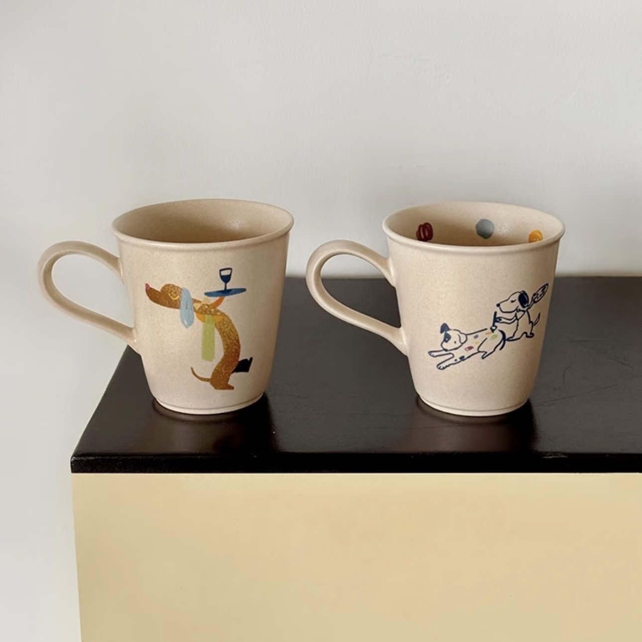 软乎乎小狗陶瓷马克杯