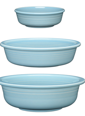 美国进口 Fiesta Petware 宠物碗釉色全玻璃无铅瓷器sky天空蓝